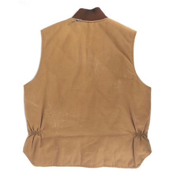 Carhartt duck canvas Arctic Quilt lined vest 90s 1990s vintage - Picture 2 of 10